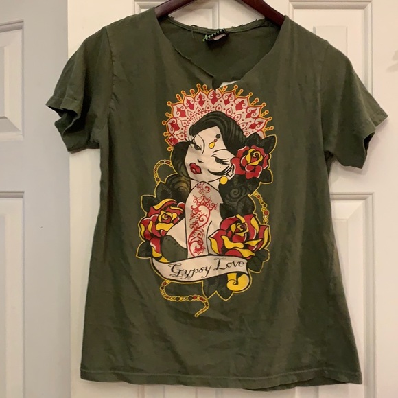 😍 Too Fast Brand Gypsy Love Tee S - Picture 1 of 9